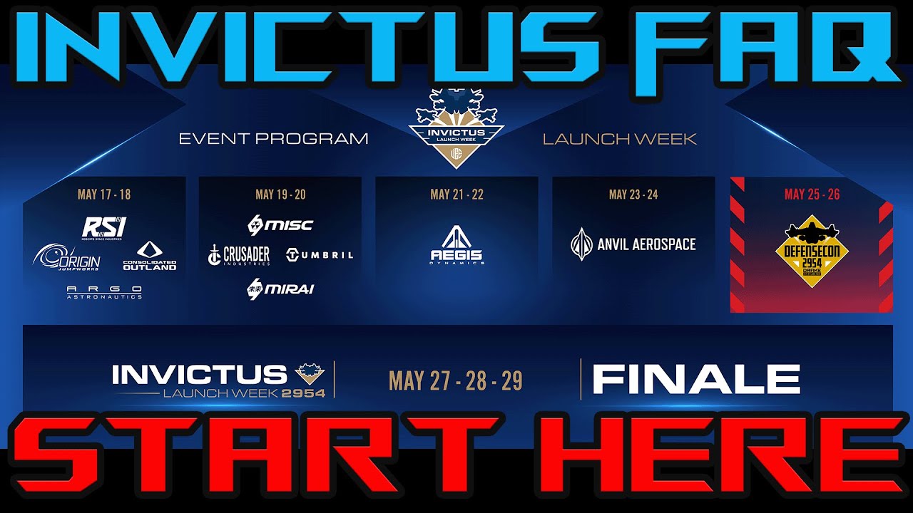 Star Citizen Invictus Launch Week FAQ 2954