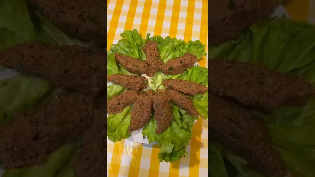 Homemade raw meatballs without meat.simple racipe.#shorts #&ccedil;iğ k&ouml;fte