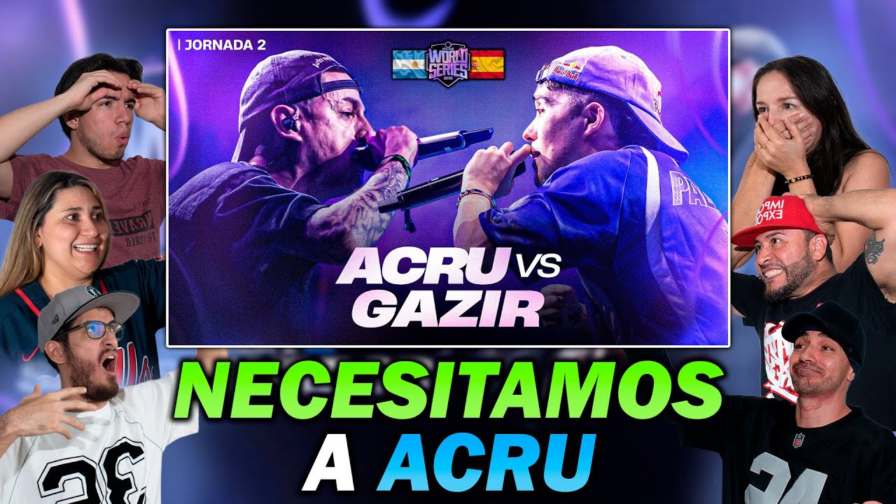 🤯 ¡EL MVP DEL PUEBLO! - COLOMBIANOS REACCIONAN a GAZIR vs ACRU [FMS WORLD SERIES SUPERLIGA]