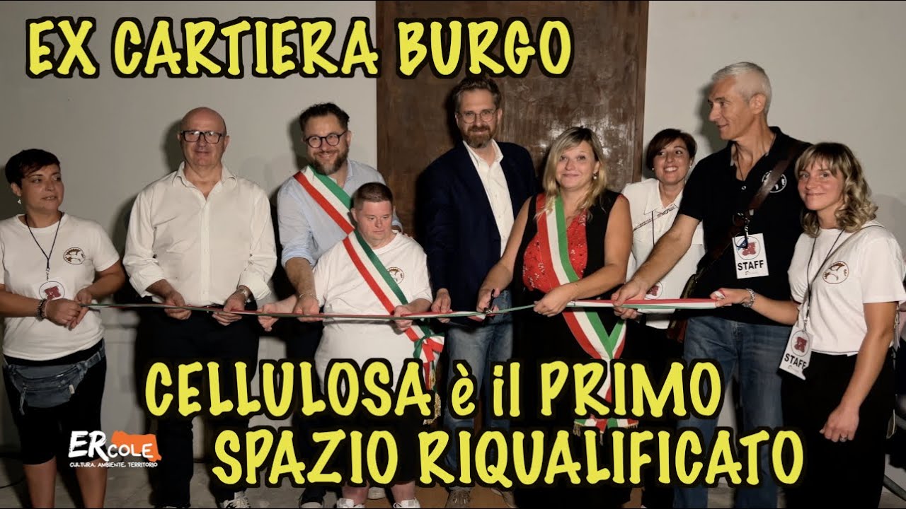 Ex cartiera Burgo: a Marzabotto inaugura Cellulosa
