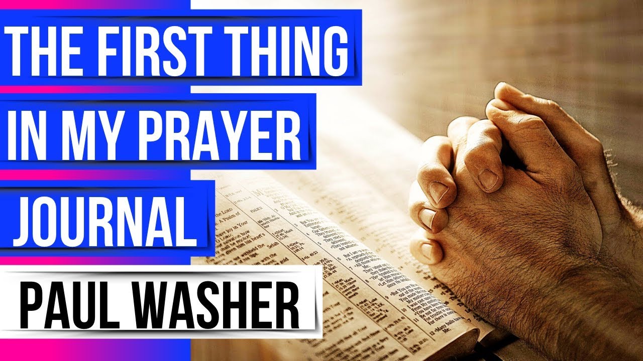 Paul Washer sermons (Paul Washer Prayer Journal)