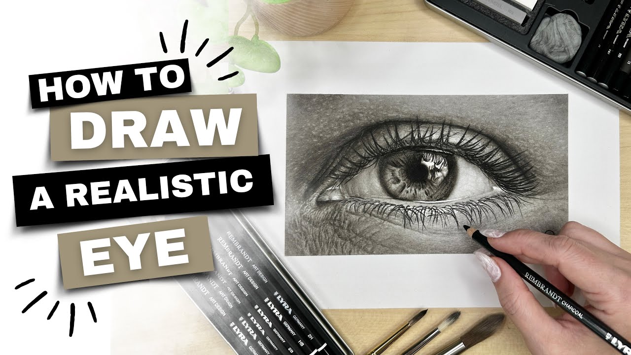 TUTORIAL: How to draw a REALISTIC EYE
