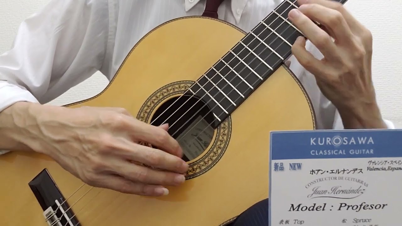 ホアン・エルナンデス Profesor S 松 【クロサワ楽器日本総本店２F　サンプル試奏動画】