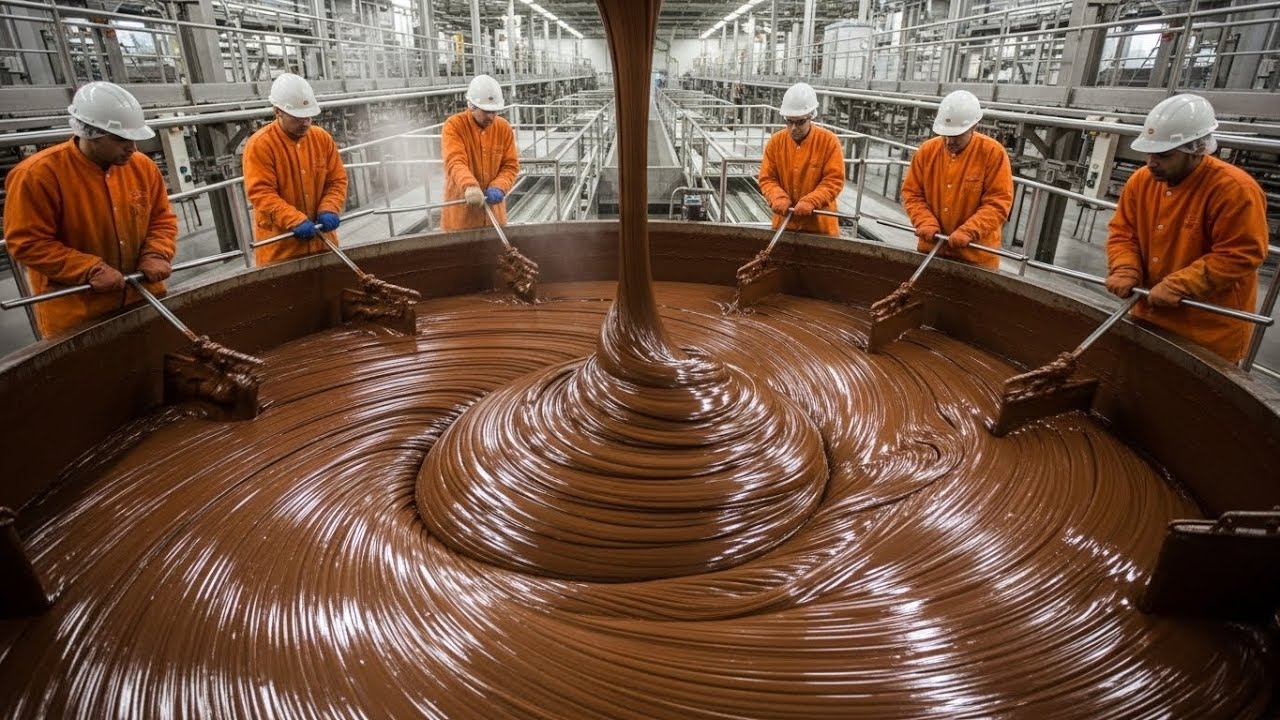 How Swiss Chocolate Is Made | Inside a Real Chocolate Factory