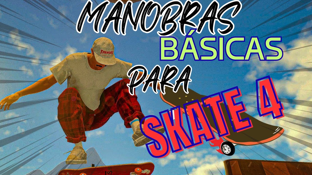 🛑TUTORIAL DE MANOBRAS BASICAS PARA SKATE 4 PS5🛑 SKATE.