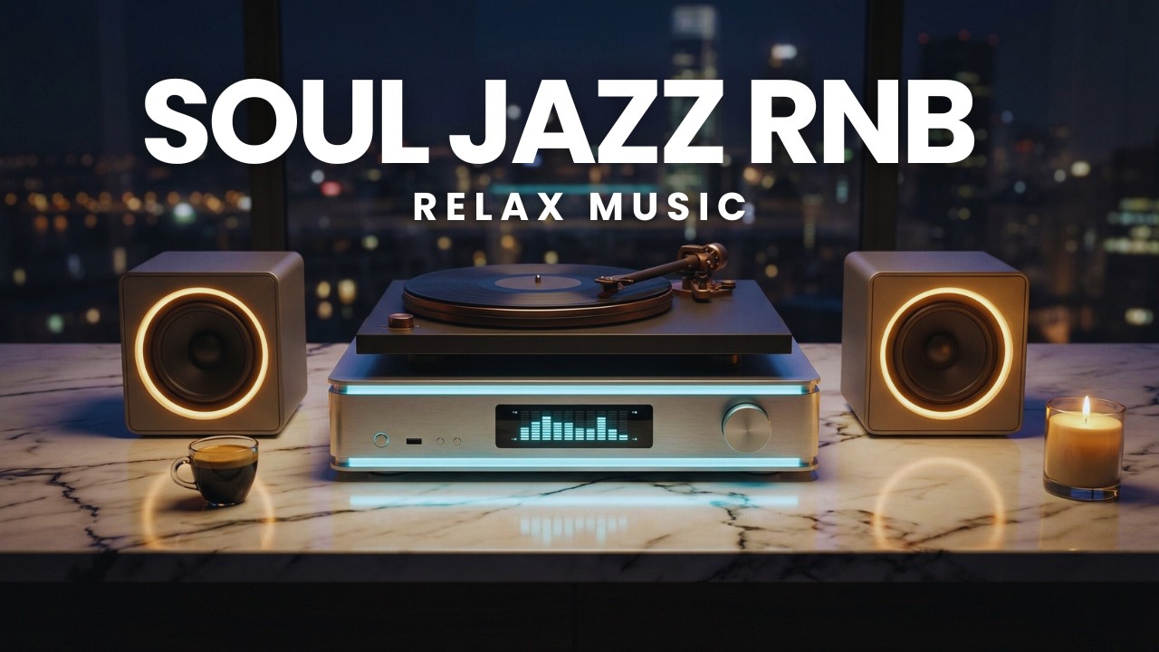 Smooth Jazz & R&B Soul Playlist for Cozy Home Night and Soft Ambience