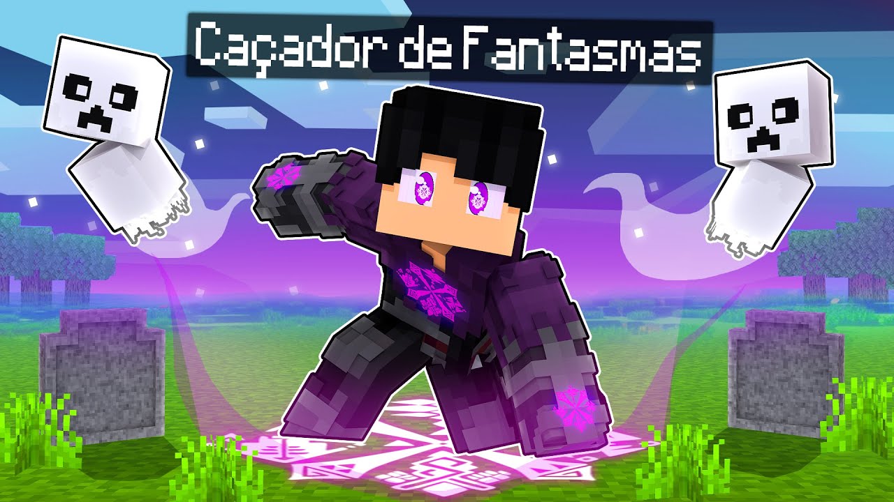 P3DRU TREINOU e virou um CAÇADOR DE FANTASMA no Minecraft