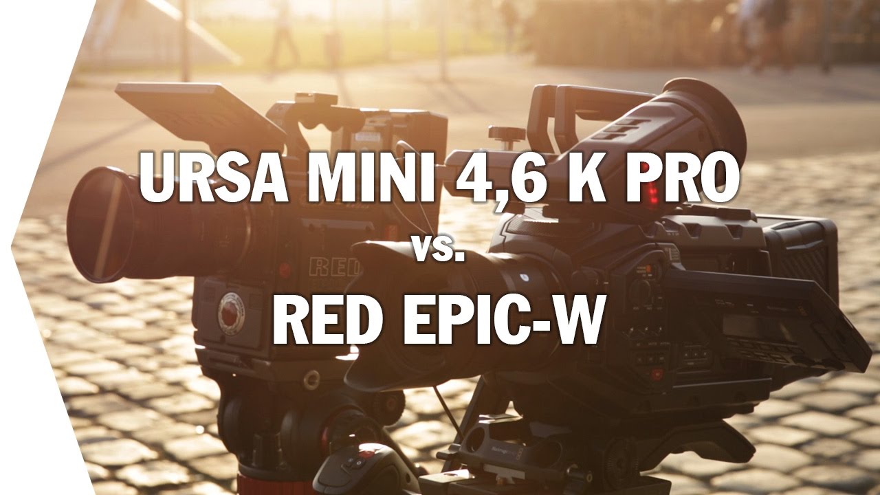 Blackmagic Ursa Mini 4,6K Pro vs Red Epic-W I VERGLEICH