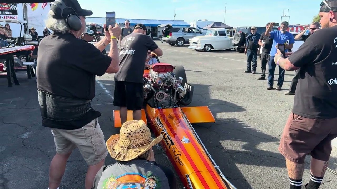 Tony Nancy's Sizzler Top Fuel Dragster at the 2025 California Hot Rod Reunion. 4KHDR