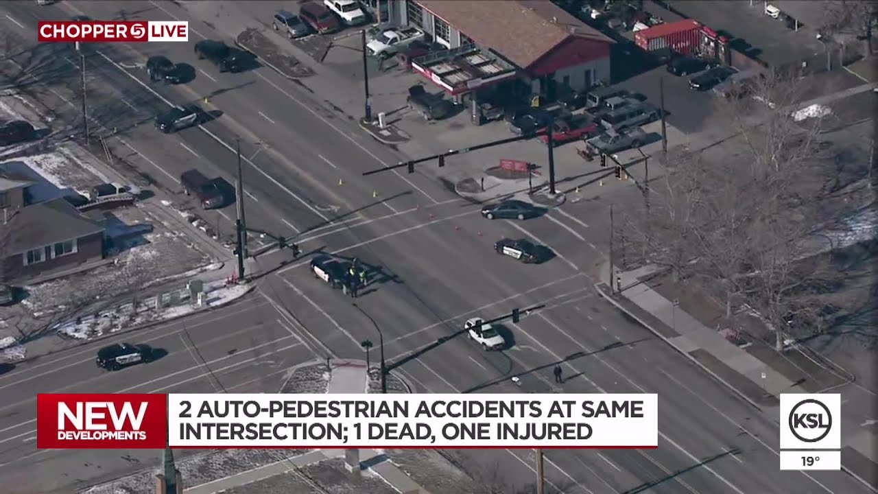 1 dead, 1 injured after two auto-pedestrian crashes at same SLC intersection