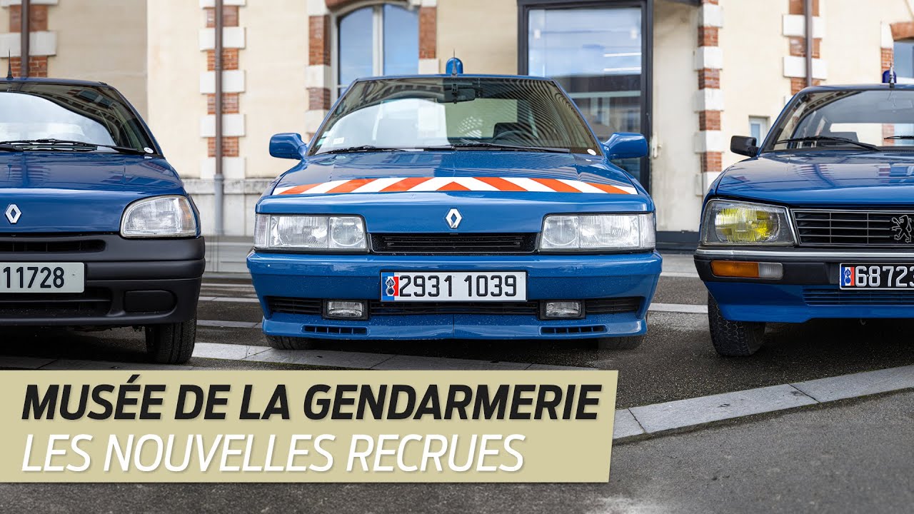 R21 TURBO, A110, CX GTI... Le MUSEE de la GENDARMERIE nous présente ses dernières acquisitions