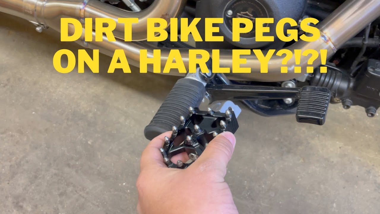 2022 Low Rider ST...INSTALLING DIRT BIKE PEGS ON A HARLEY!!