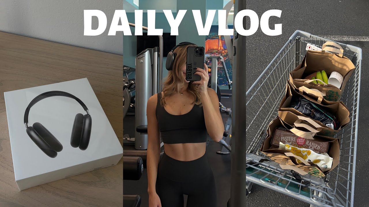 DAILY VLOG: airpods max unboxing, bad news, huge grocery haul, etc