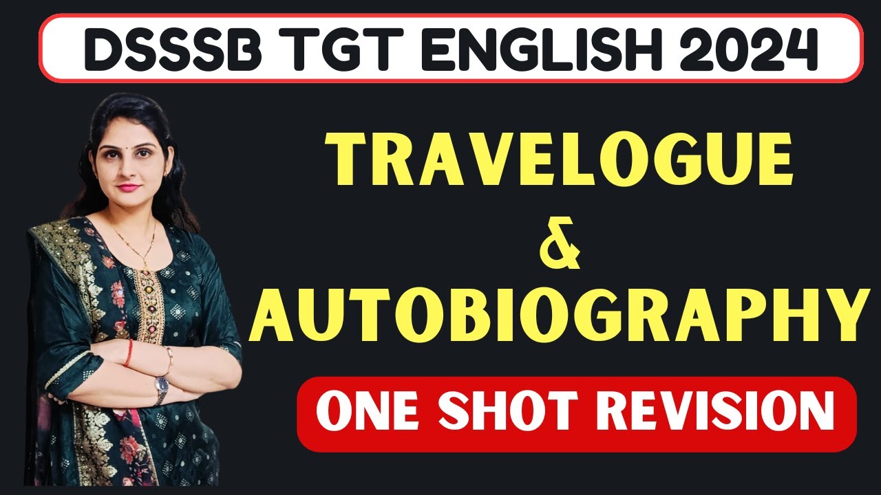 🟥Travelogue and Important Autobiographies | English Literature | All Important Facts