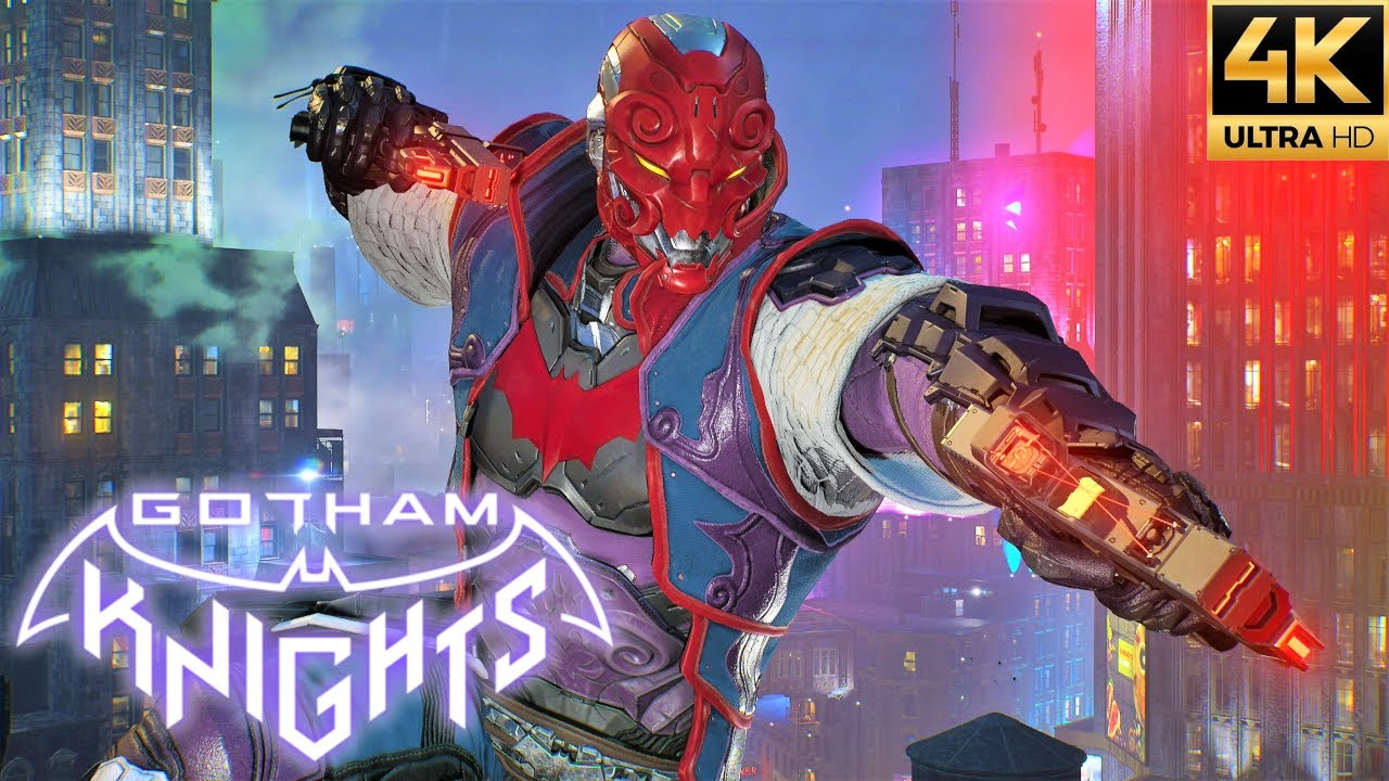 Gotham Knights - Red Hood Shinobi Suit Free Roam Gameplay (4K)