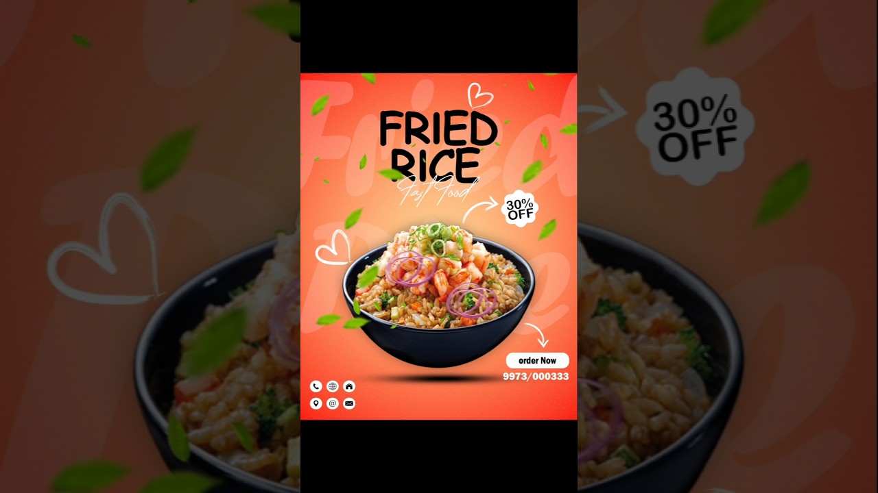 😍New poster design😍 #food #rice #trending #fyp