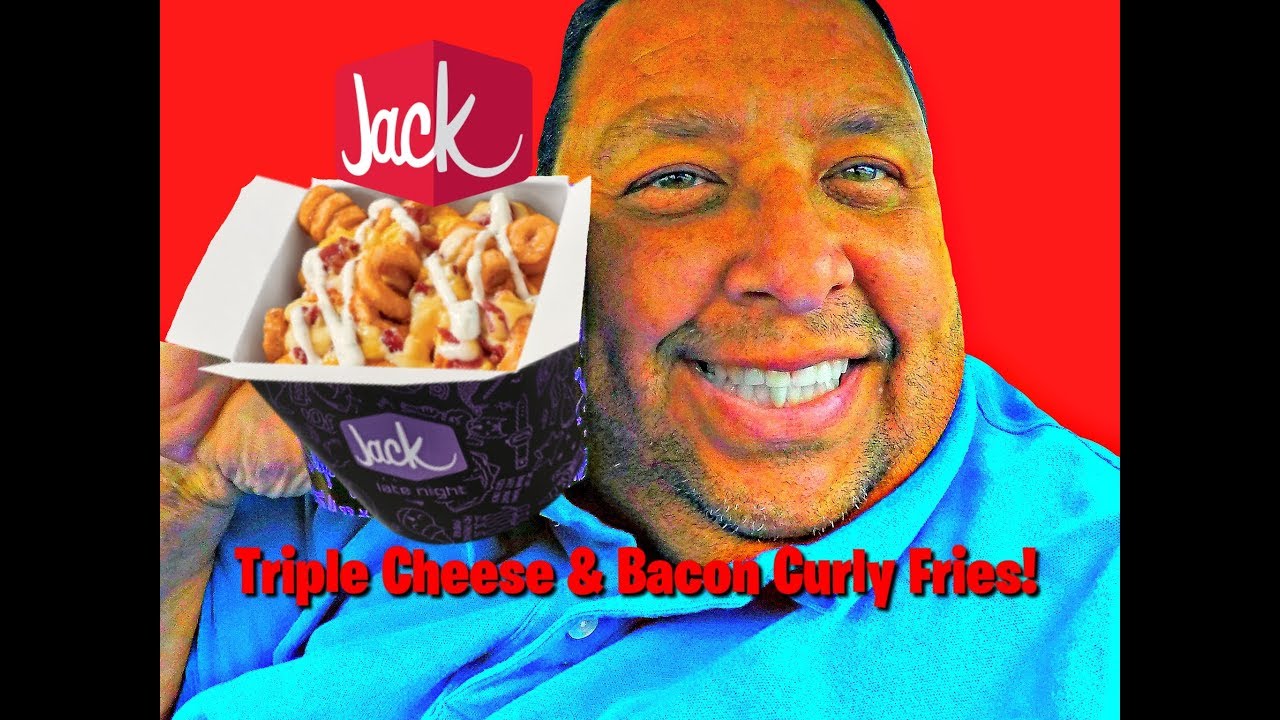 Jack In The Box® Triple Cheese & Bacon Curly Fries Review!