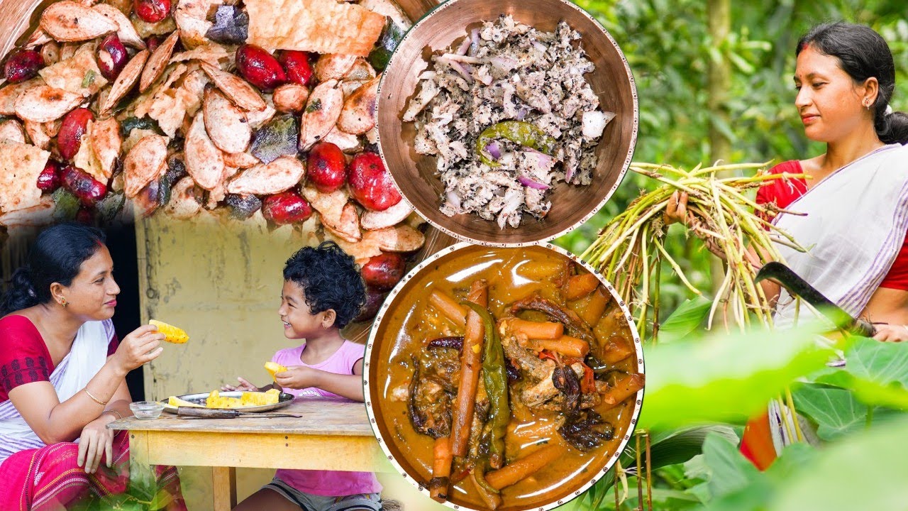 this recipes surprised my kids । কচুলতি বৰিয়লা মাছৰ জোল লগতে মাছৰ পিটিকা আৰু বহুতো ।