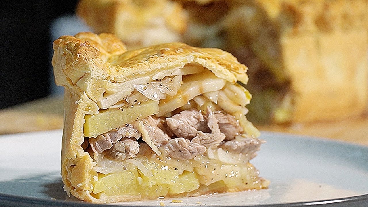 SHROPSHIRE FIDGET Pie TRADITIONAL ENGLISH savory pie