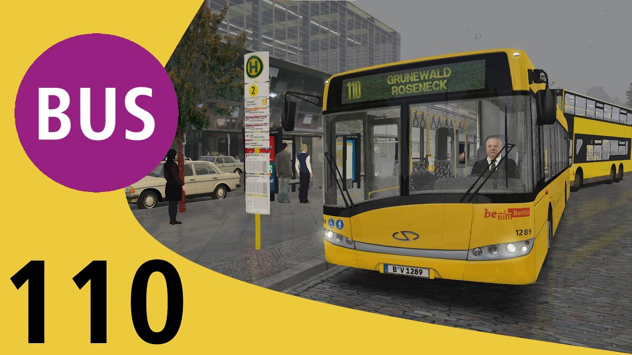 OMSI 2 - BVG Bus Linie 110 - Solaris Urbino 12 - Vom Zoo zum Roseneck - fiktiv unterwegs