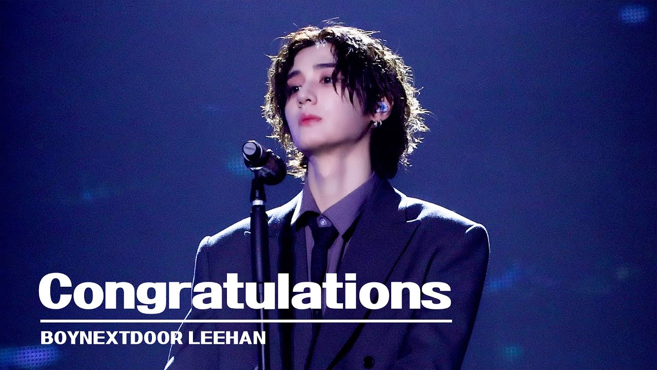 [4K] BOYNEXTDOOR KNOCK ON Vo1. FINAL Congratulations  LEEHAN FOCUS