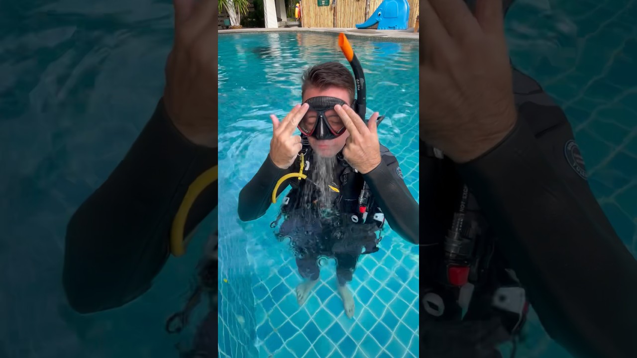 How to Get Water Out of Your Mask Underwater - It Can be This Easy!