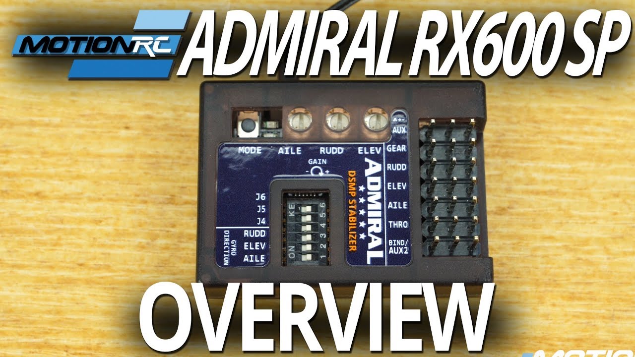Обзор - Admiral RX600SP Stability Plus Gyro - Motion RC
