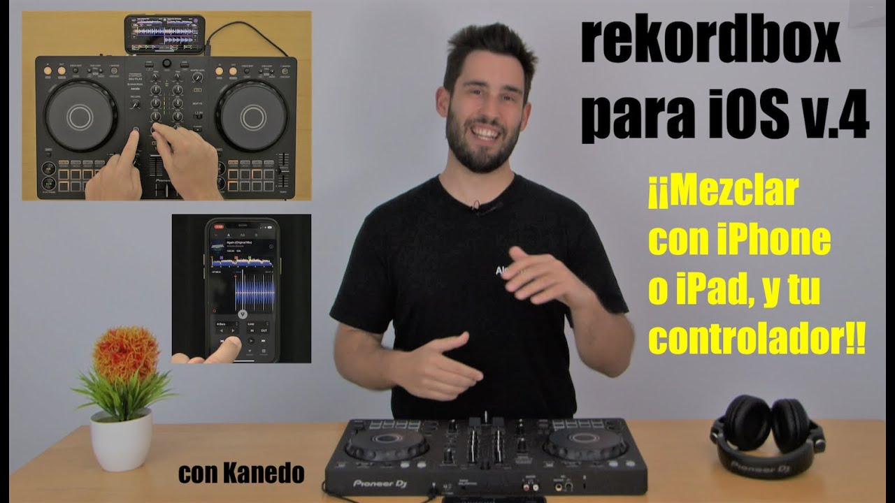 Rekordbox v. 4.0. Mezclar solo con iPhone o iPad, y/o tu controlador. ¡Pruebas versión gratuita!!