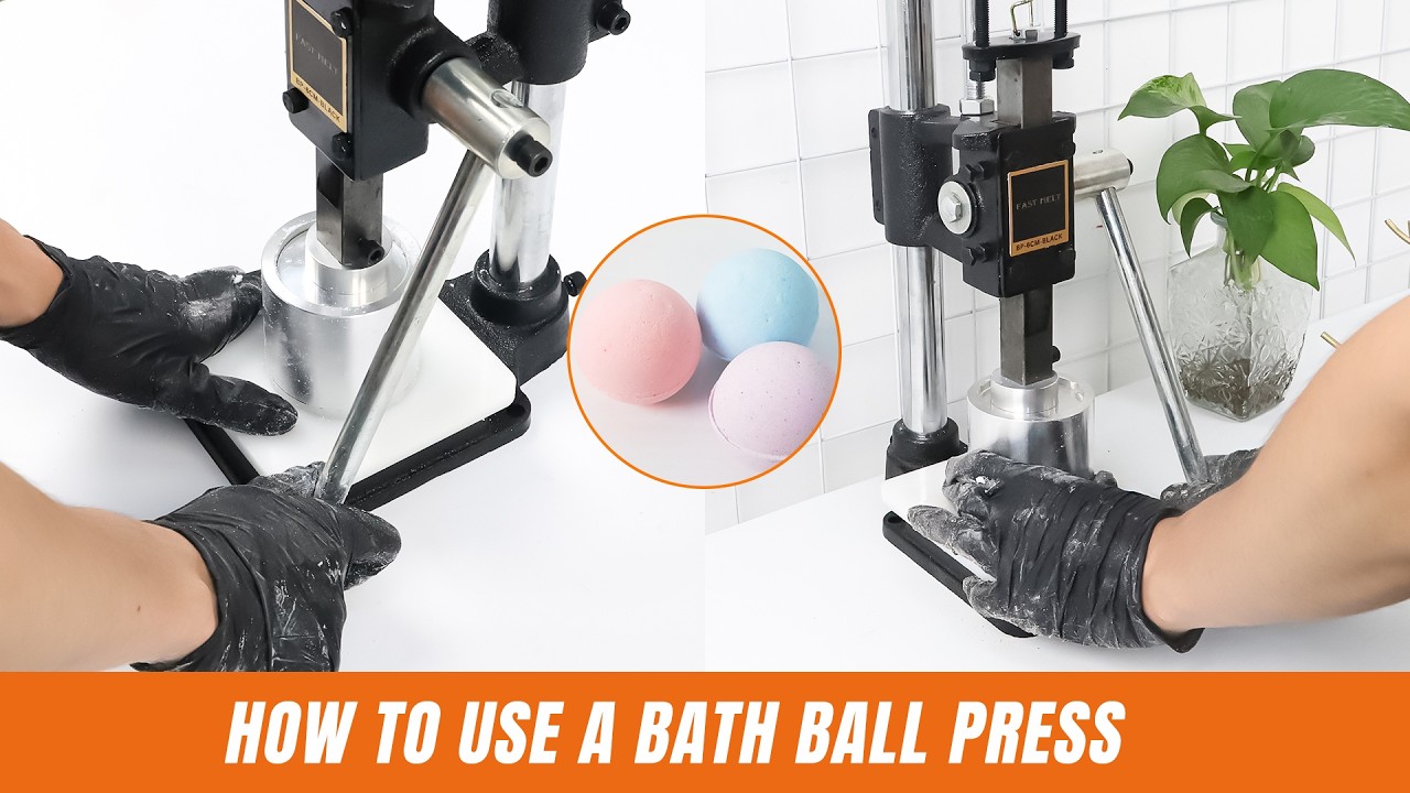 FAST MELT Bath Ball Pressing Machine with an Aluminum Alloy Mold