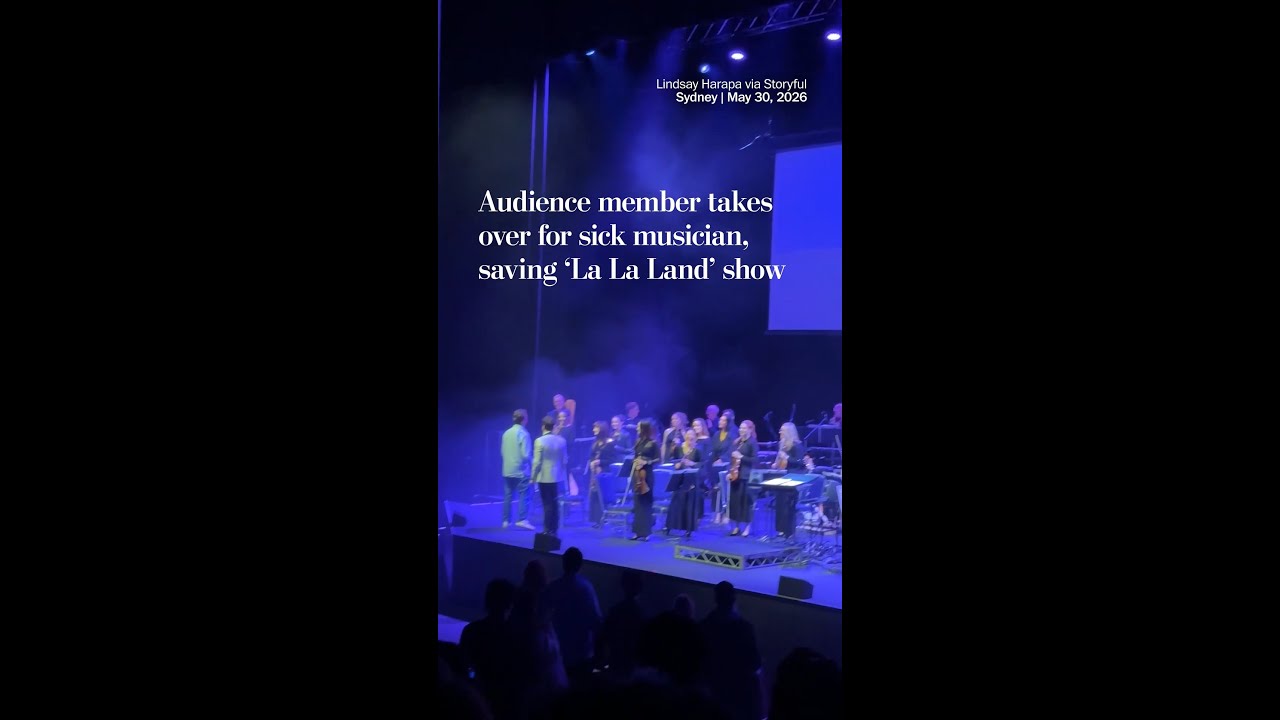 Audience member takes over for sick musician, saving &lsquo;La La Land&rsquo; show