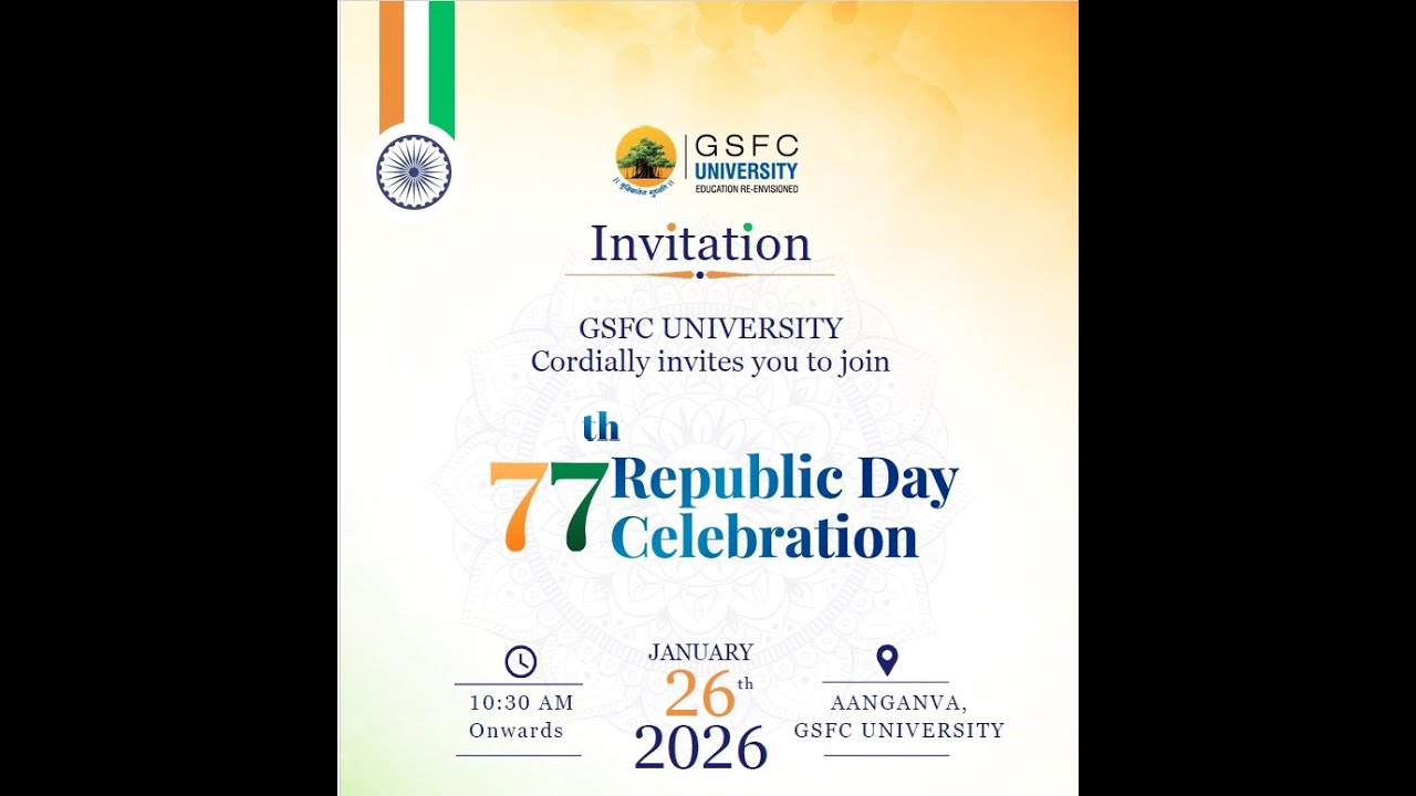 GSFC University Celebrates 77th Republic Day
