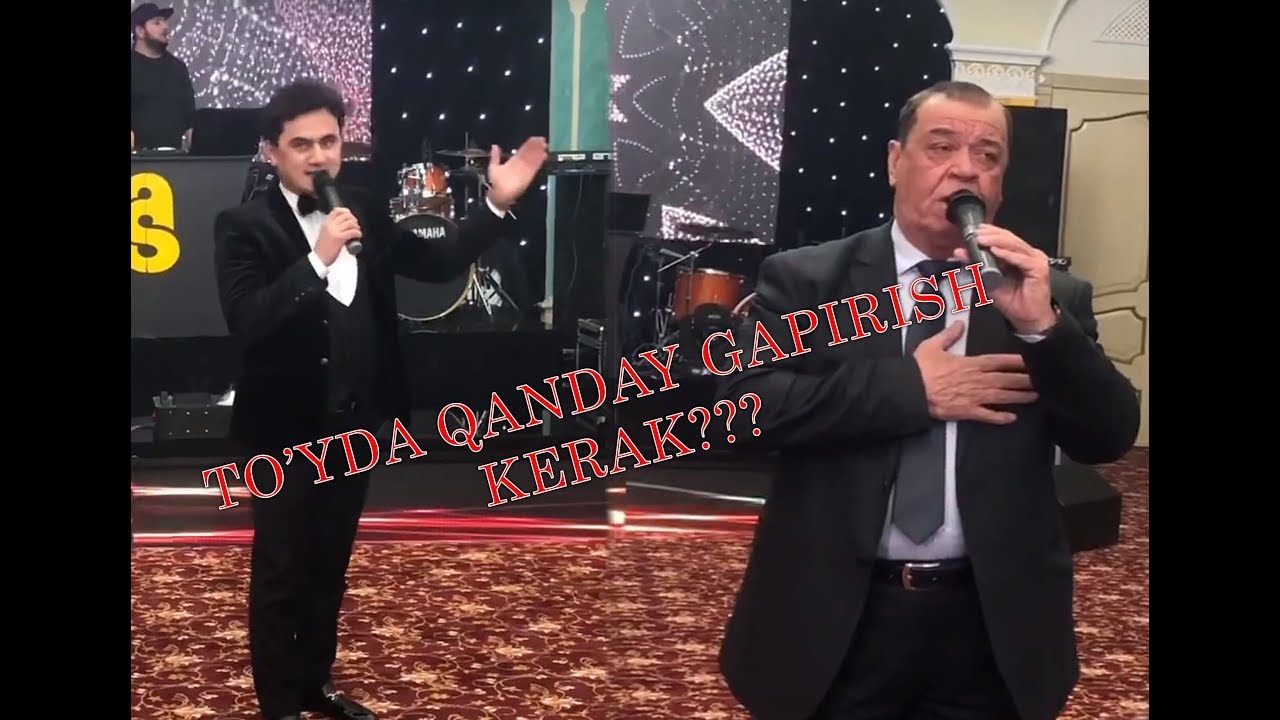 To’yda qanday gapirish kerak? Tesha Mo’minovni nutqini tinglang.