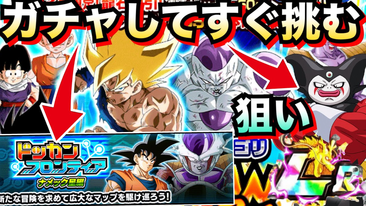 運営..引いたらやれんだよな？『ナメック星編フェス』30連引いて出たキャラで『ドッカンフロンティア』挑んでみた..【ドッカンバトル】【地球育ちのげるし】