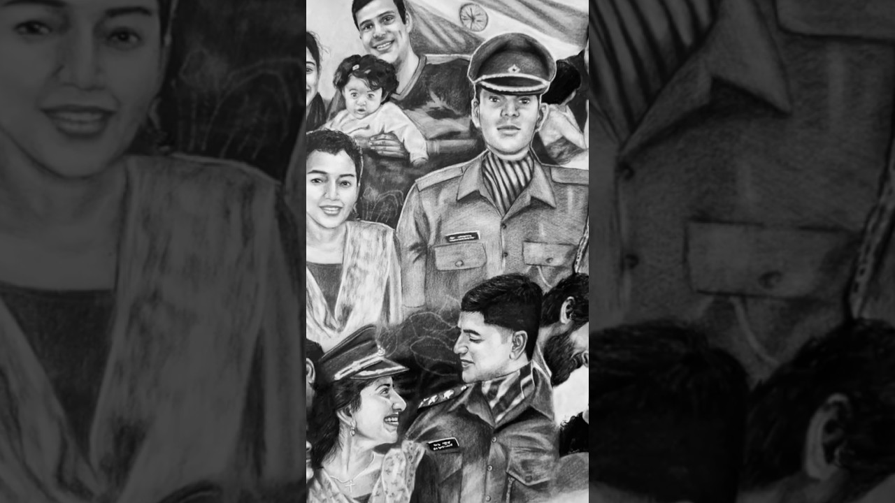 Amaran movie | Drawing | #drawing #art #amaranmovie #trendingshorts #sivakarthikeyan #saipallavi