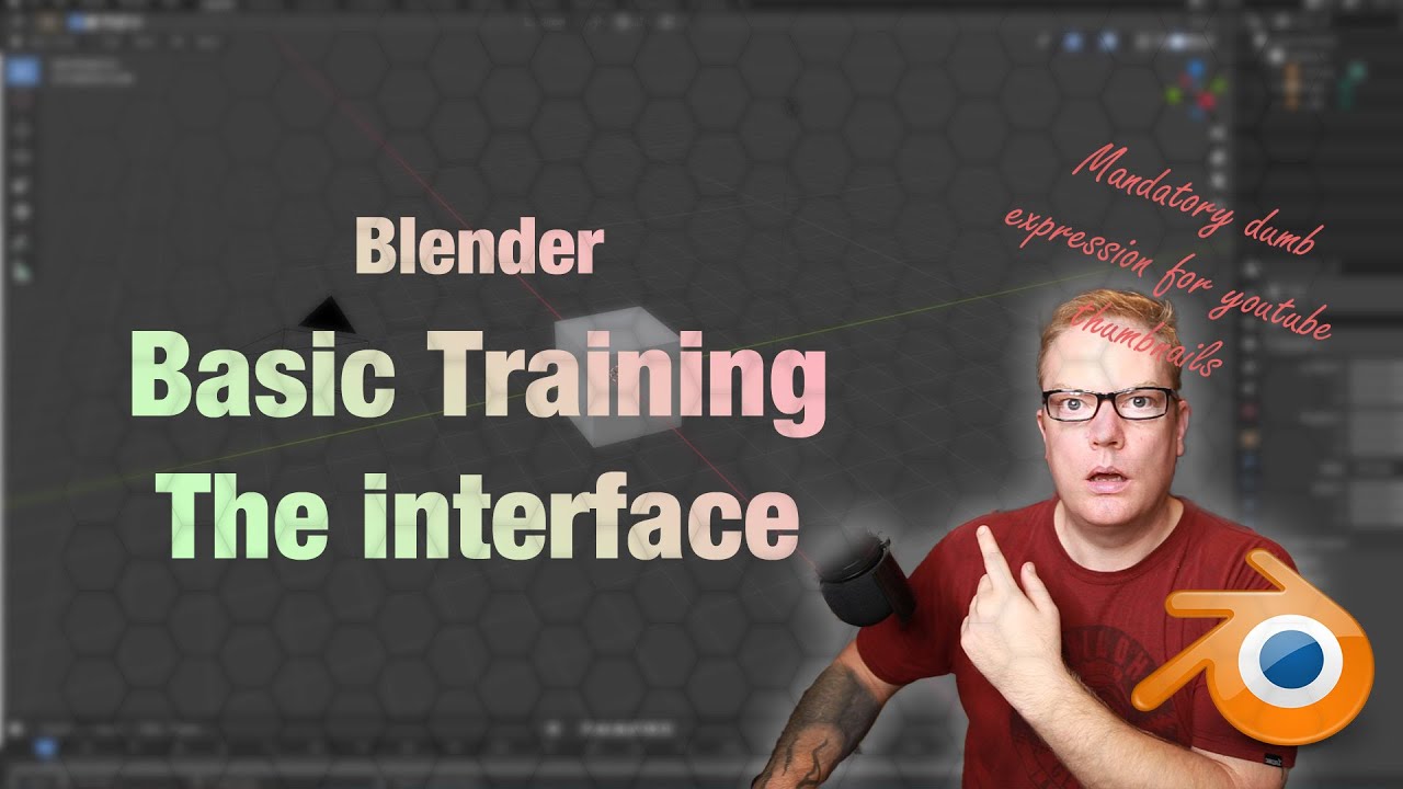 [Blender] Beginner Training #1 The interface