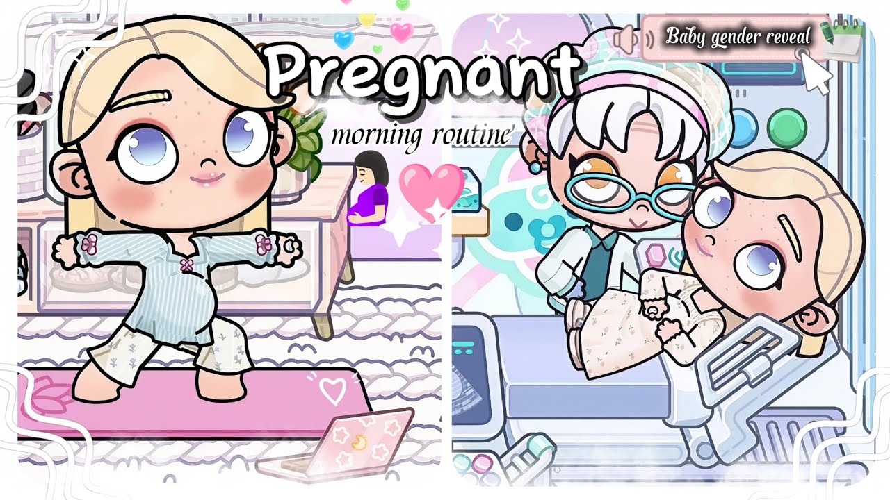 Pregnant Morning Routine + Ultrasound 🍼🩷 | Avatar World