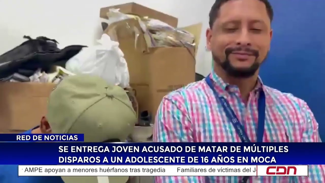 Se entrega joven acusado de matar de múltiples disparos a un adolescente de 16 años en Moca
