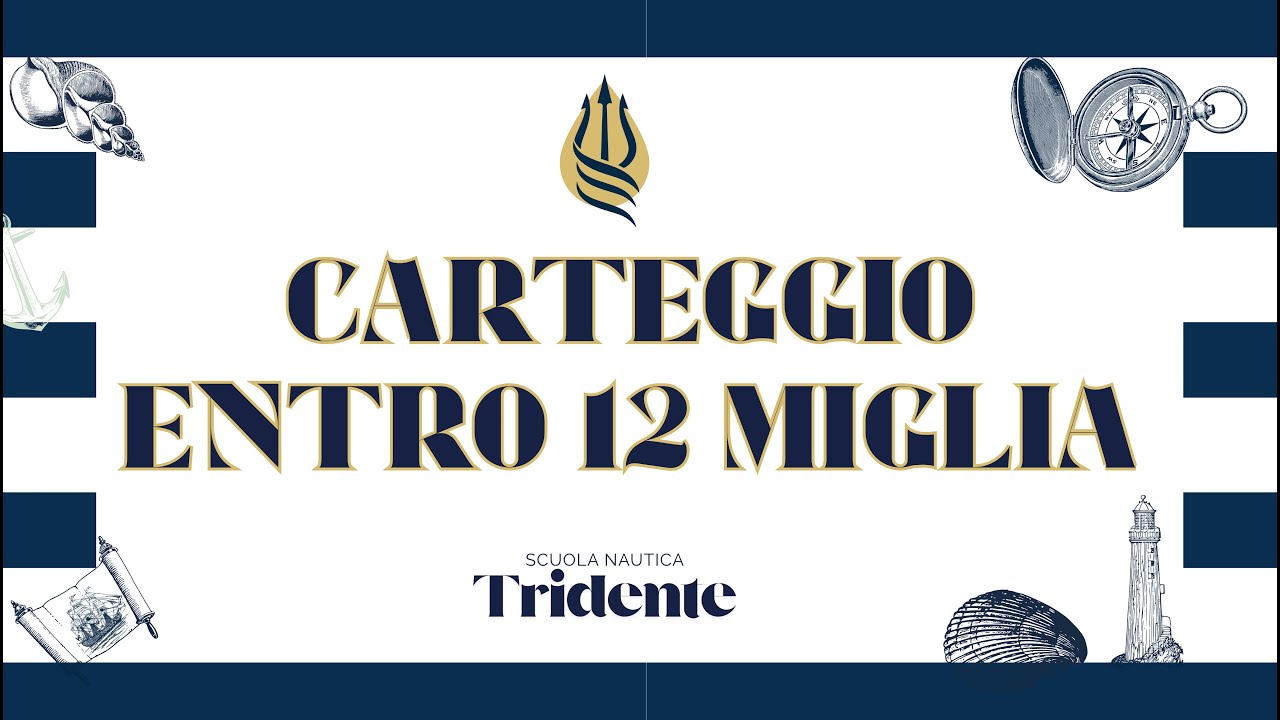 ⛵️🔱⚓️Video prova per carteggio nautico entro 12 M⚓️🔱🚤