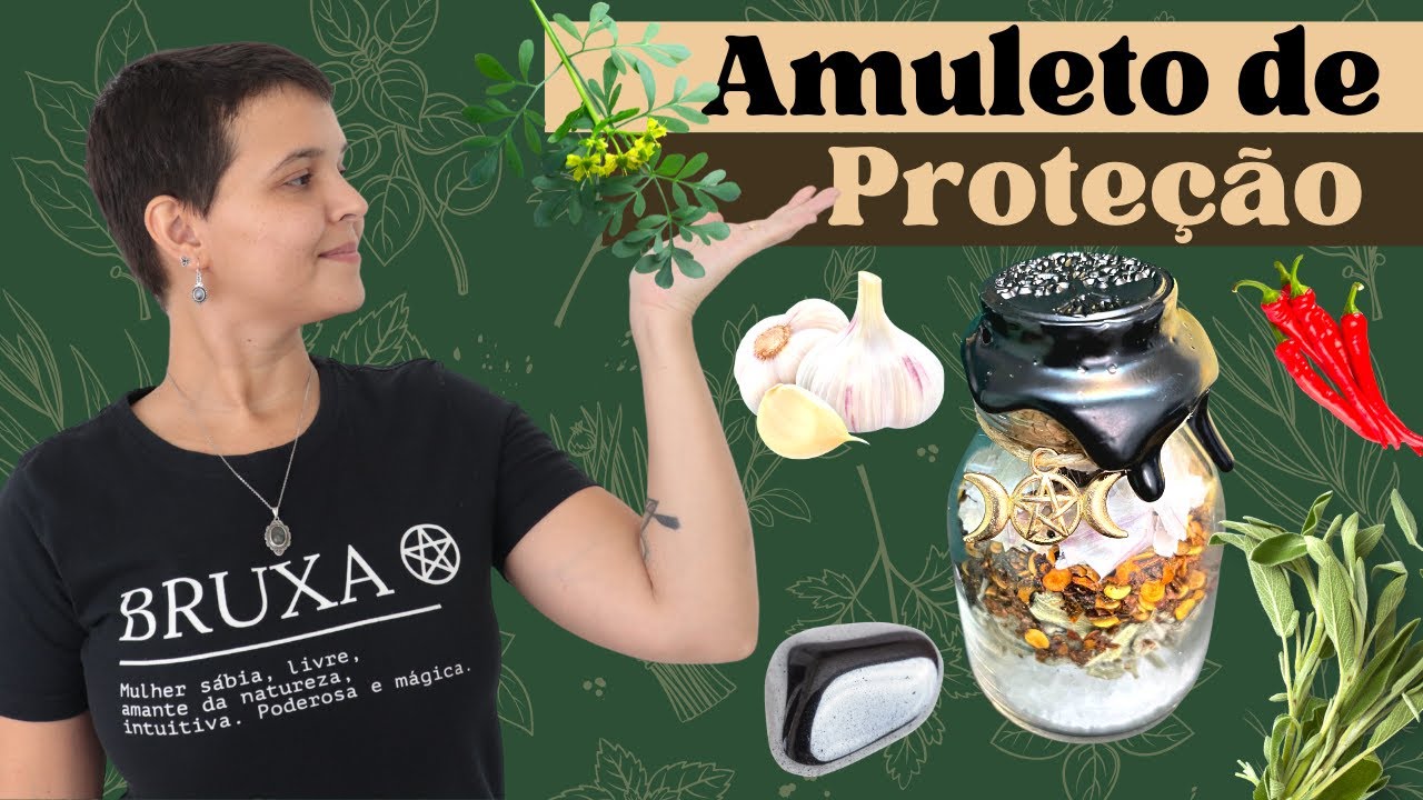 Como fazer um Amuleto para Proteção contra Energias Negativas - Bruxaria e Magia Natural