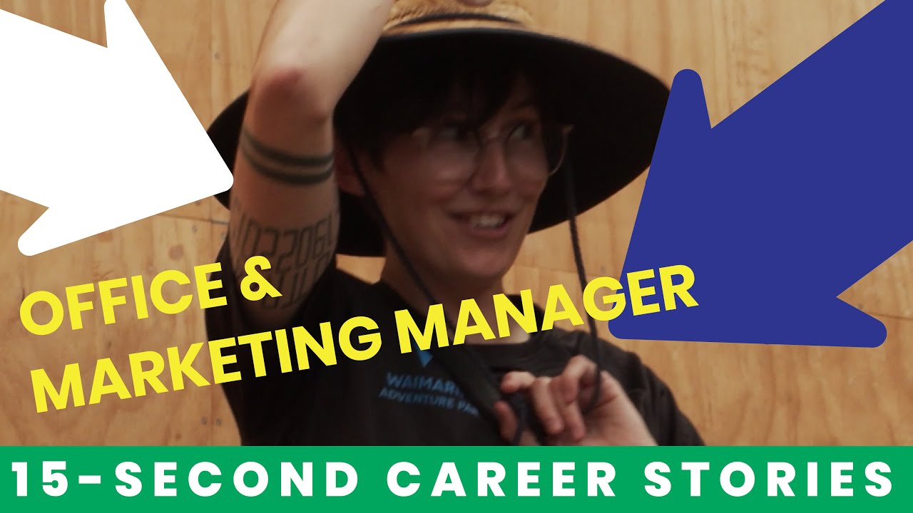 Office Management & Marketing | 15-second career story