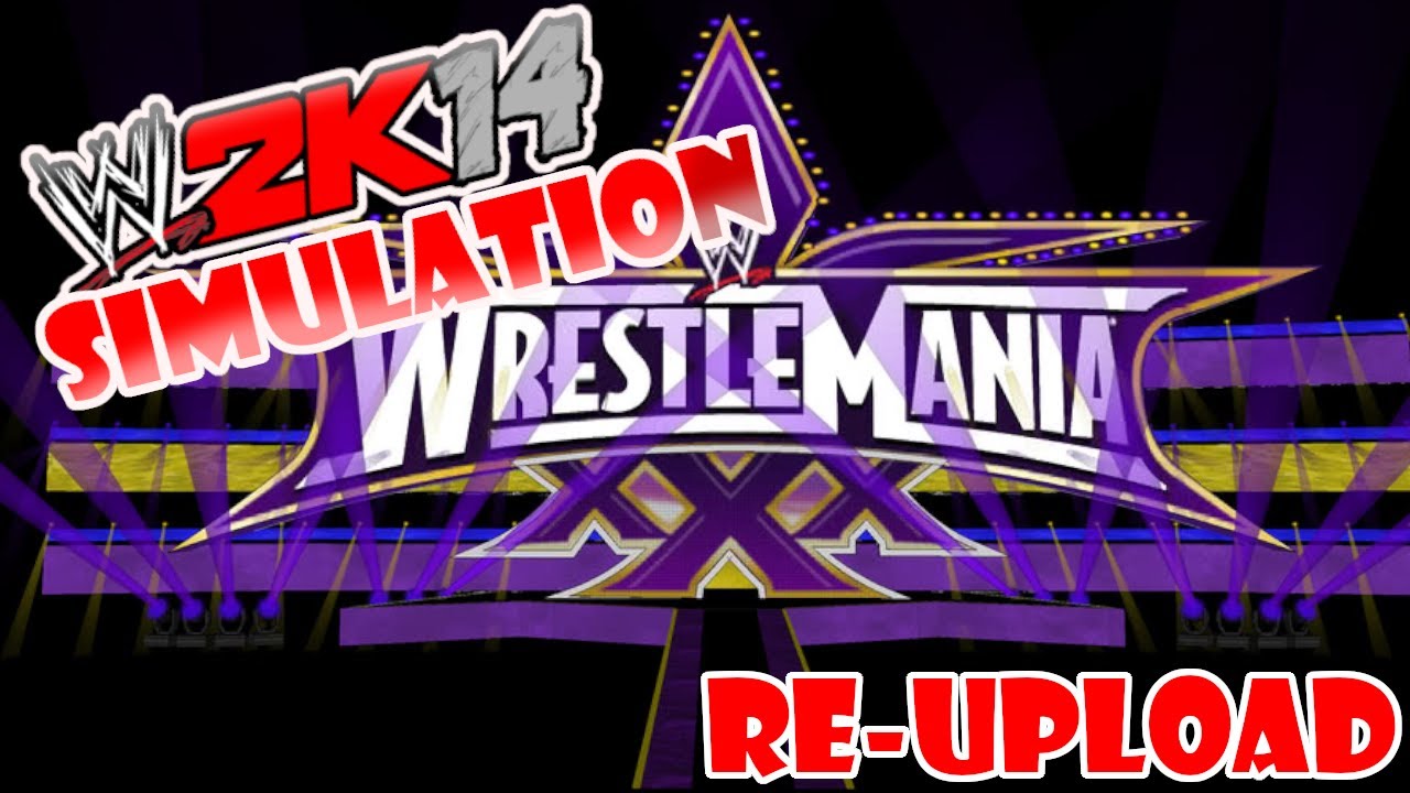 Wrestlemania 30 WWE 2K14 Simulation (Re-upload)
