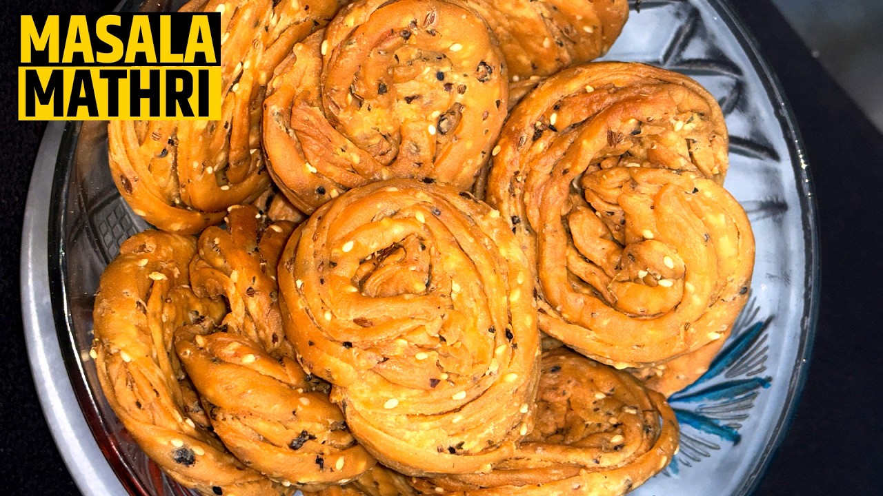 Perfect Khasta Masala Mathri for Holi | No Fail Mathri Recipe | Crispy Namkeen Recipe at Home