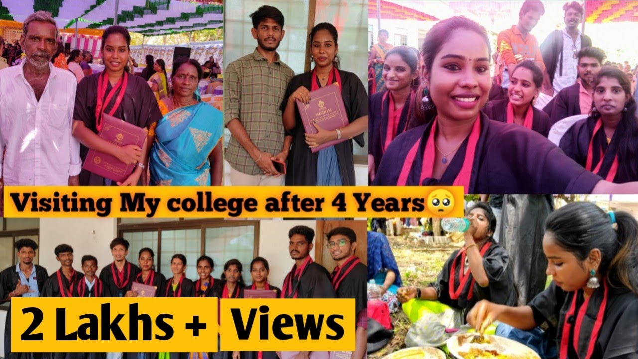 My Convocation Day🤩 ||Visiting my College after 4 years😁|| Graduated👩🏻‍🎓