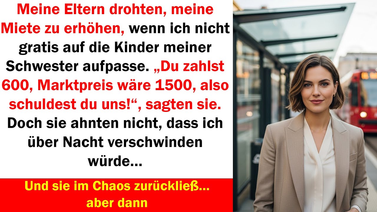 Erpressung in der Familie: Als ich verschwand, versank alles im puren Chaos.