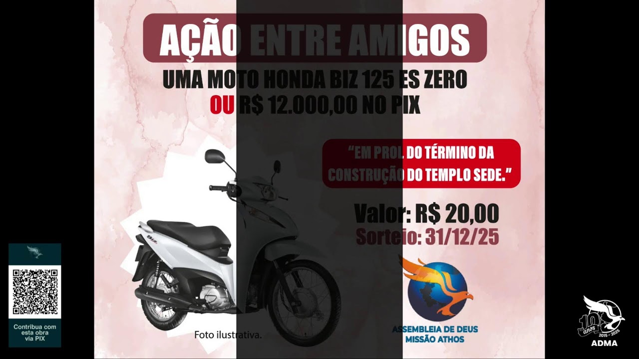Culto De Gratidão - Ao Vivo - 28/12/2025 - ADMA