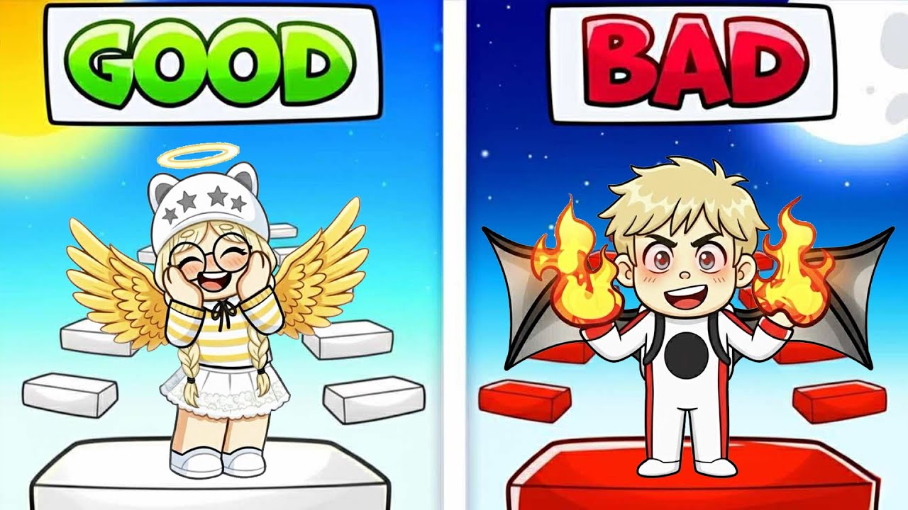 GOOD vs BAD Obby in Roblox!