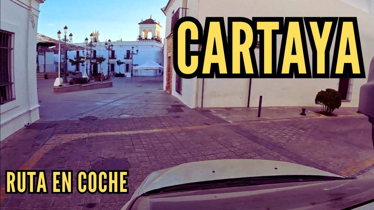 RUTA en COCHE por CARTAYA | Pueblo situado en Europa España Andalucía Huelva | ASMR