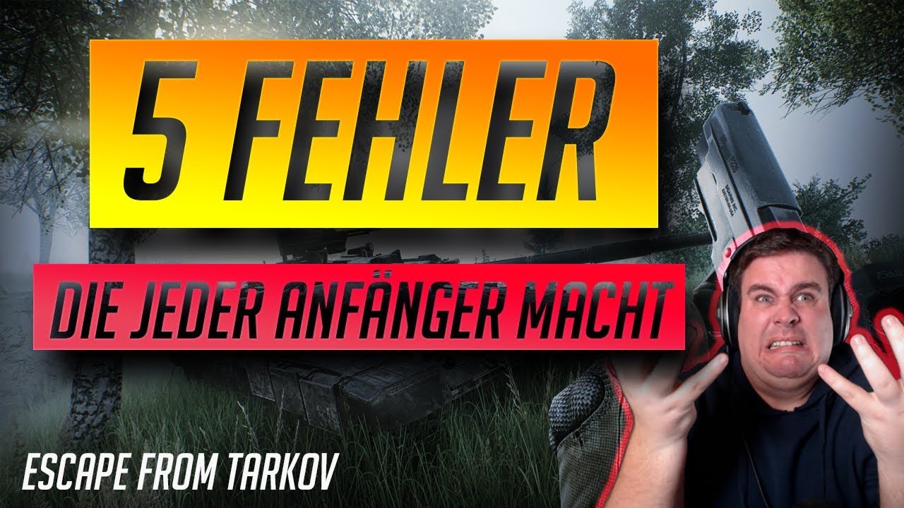 5 Fehler die jeder Anfänger macht! Escape from tarkov Tipps und Tricks deutsch