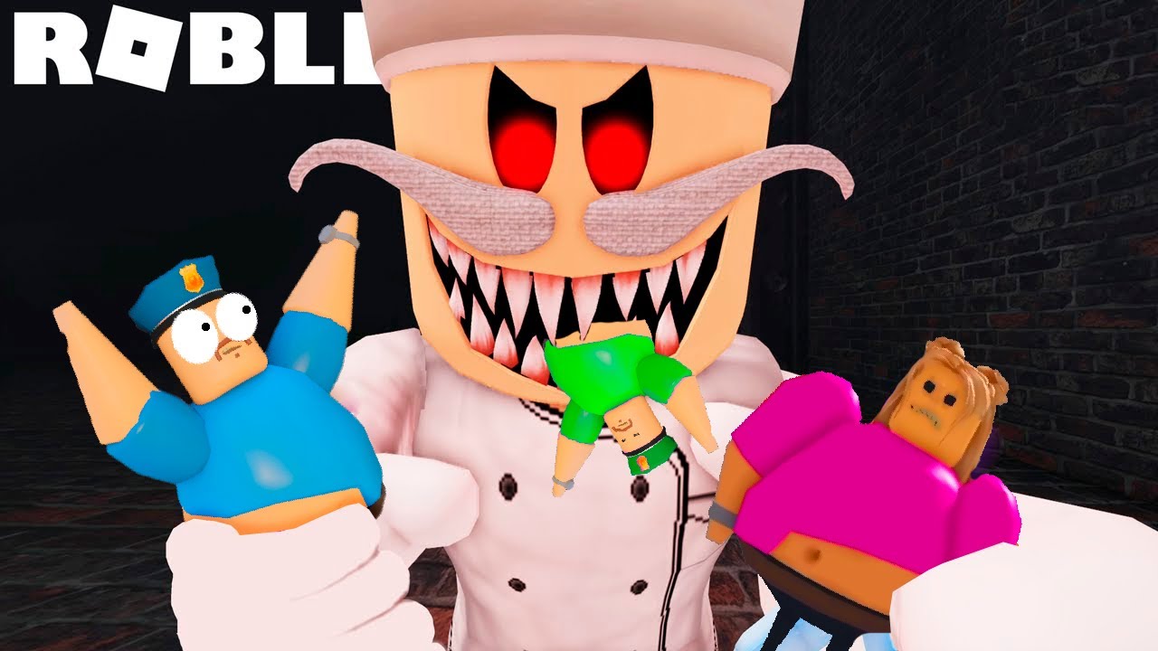 BARRY PRISON ESCAPE RUN SECRET FAMILY WORK AT PIZZAS PLACE ( SCARY OBBY ) - Roblox Animation