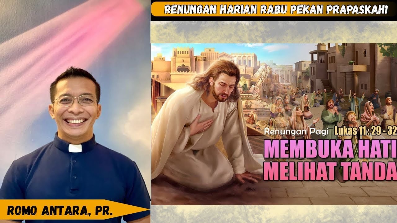 RenHar Rabu 25 Februari 2026 Pekan Prapaskah1 oleh Romo Antara, Pr.#renungan #renungankatolik 